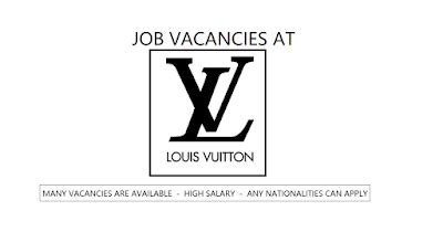 louis vuitton starting pay|louis vuitton job vacancies.